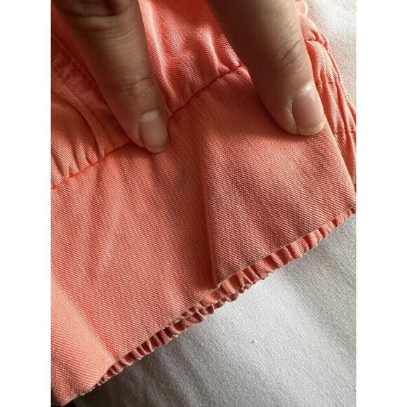 Lane Bryant Orange Pull on Trousers Woman's Size 26/28 Elastic Waist summer - Picture 3 of 16